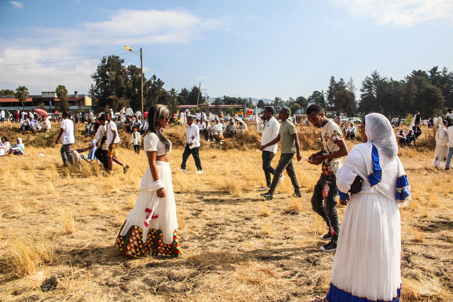 Meskel gathering in Addis Ababa